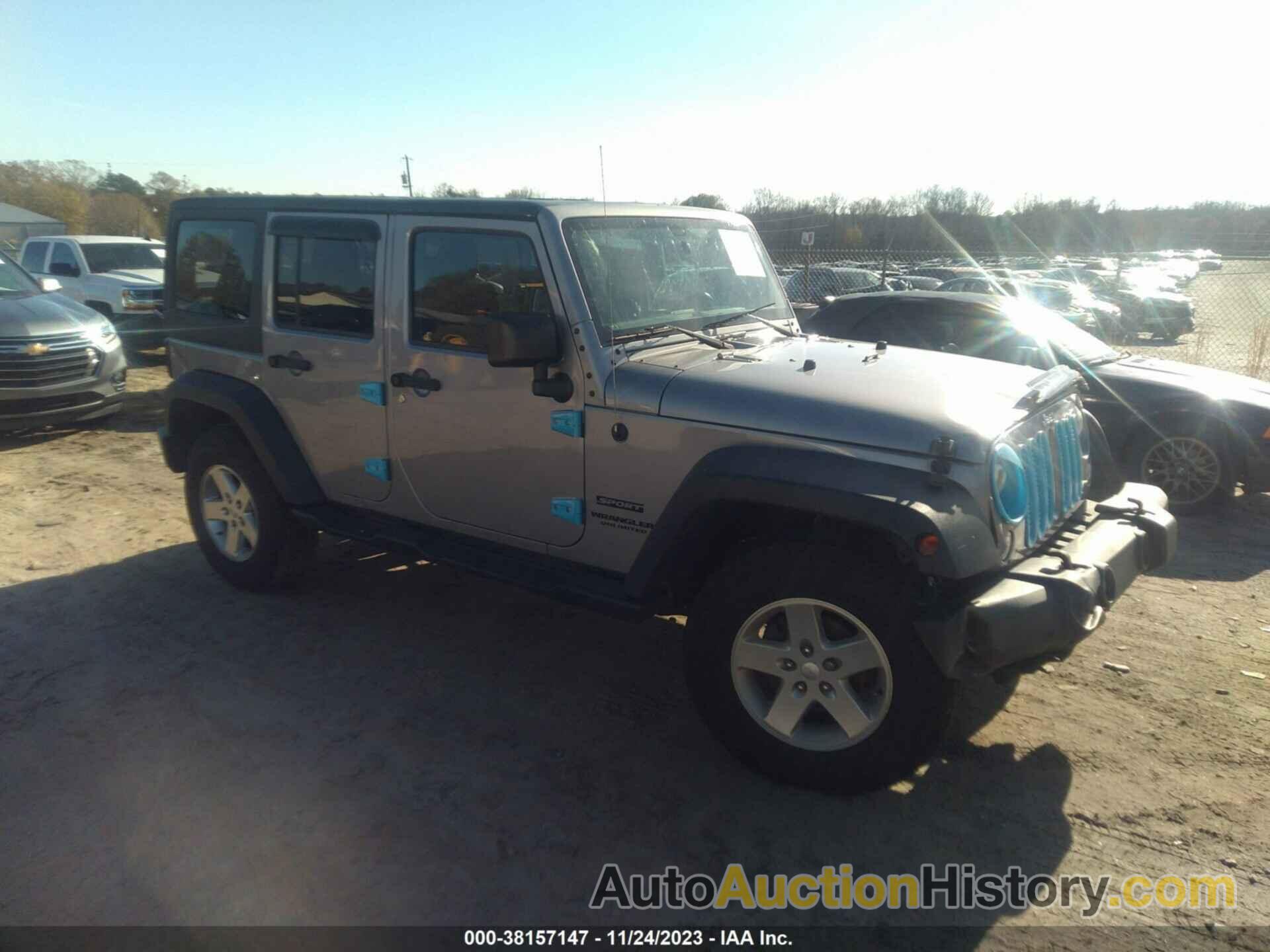 JEEP WRANGLER UNLIMITED SPORT, 1C4BJWDG0FL546241