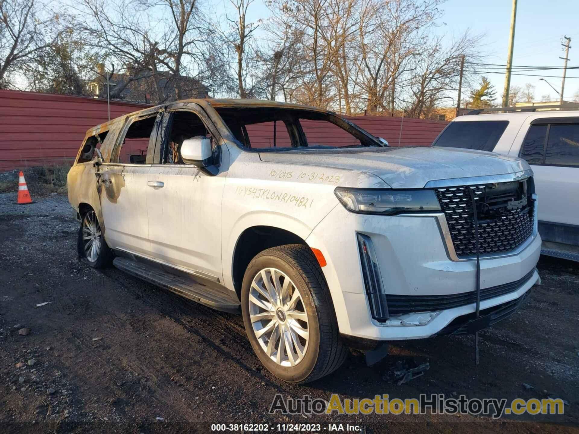 CADILLAC ESCALADE ESV 4WD LUXURY, 1GYS4JKL0NR104821