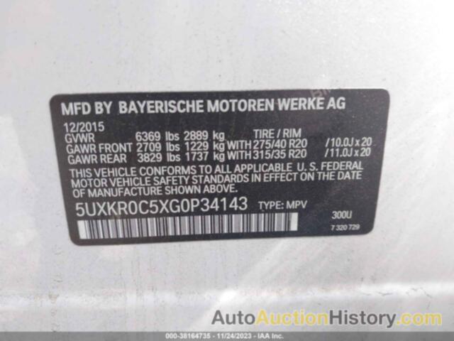 BMW X5 XDRIVE35I, 5UXKR0C5XG0P34143