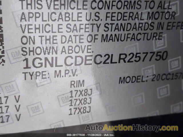 CHEVROLET TAHOE 2WD COMMERCIAL FLEET, 1GNLCDEC2LR257750