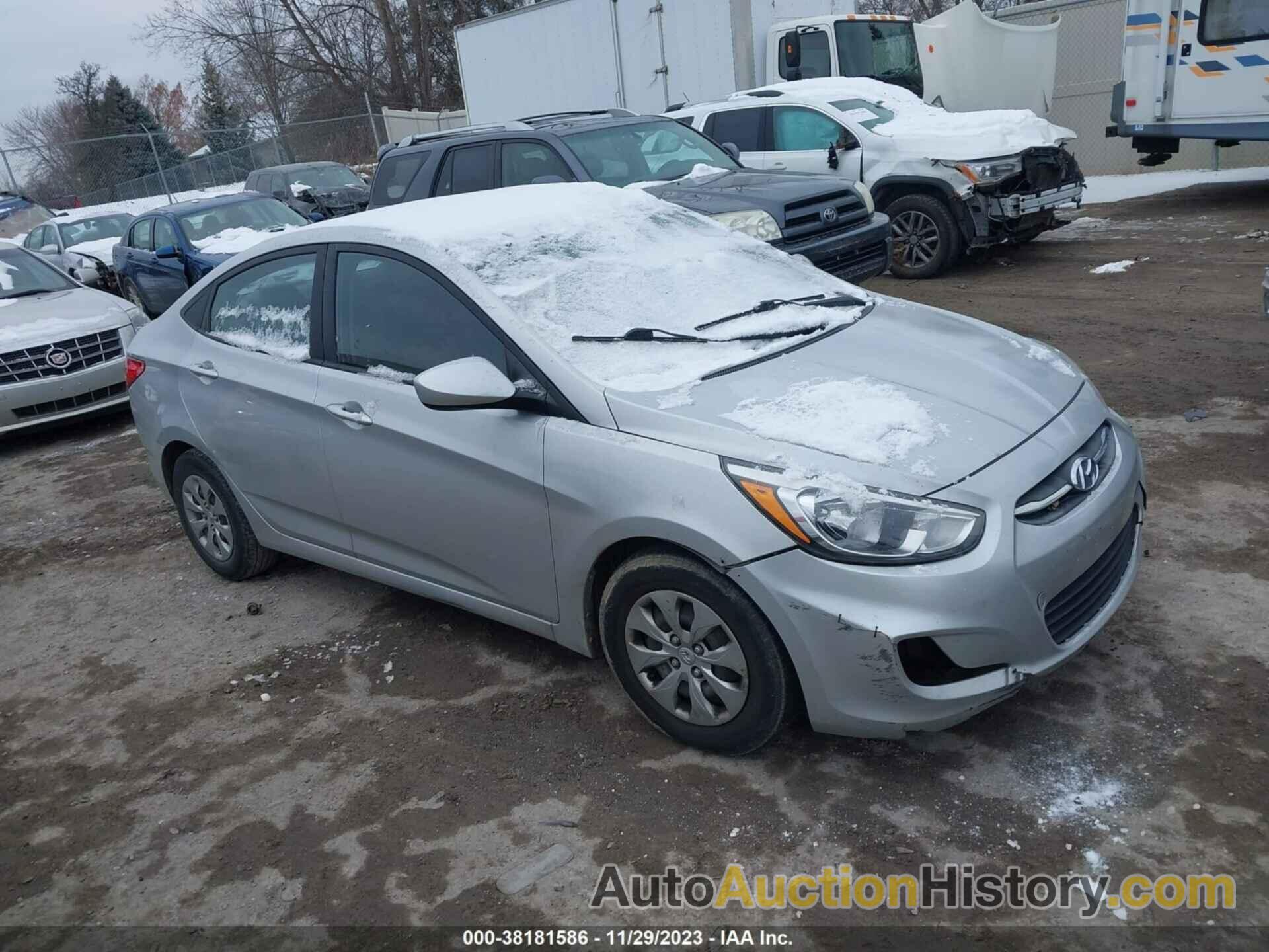 HYUNDAI ACCENT SE, KMHCT4AE8GU122321