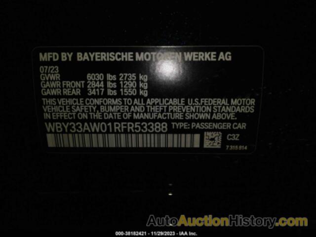 BMW I4 M50, WBY33AW01RFR53388