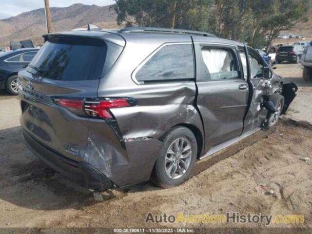 TOYOTA SIENNA XLE, 5TDJRKEC4NS134281