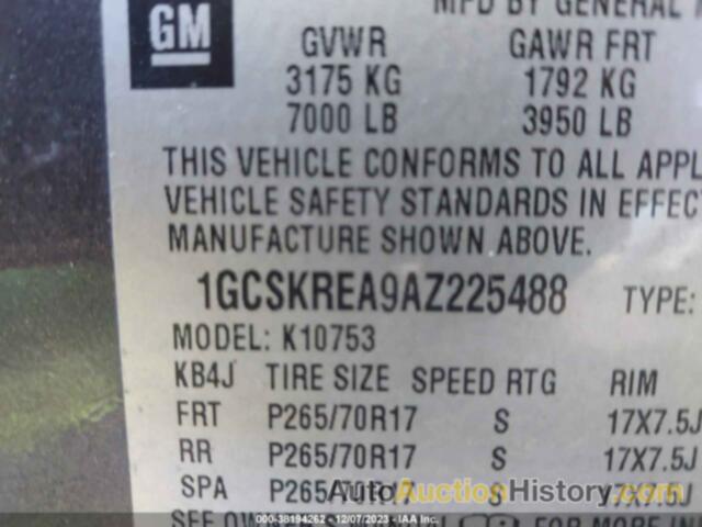 CHEVROLET SILVERADO 1500 LS, 1GCSKREA9AZ225488