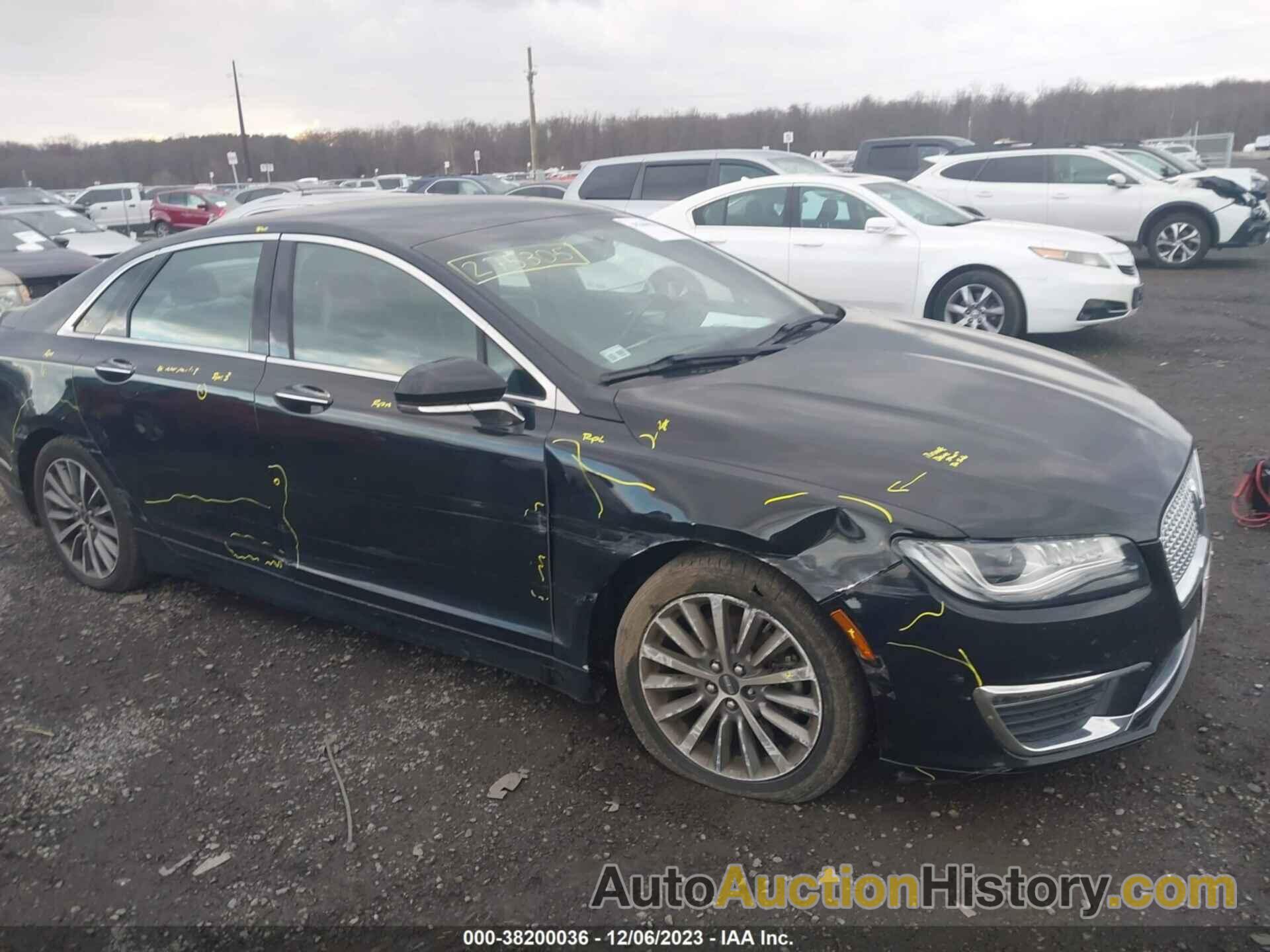 LINCOLN MKZ PREMIERE, 3LN6L5A93JR623489