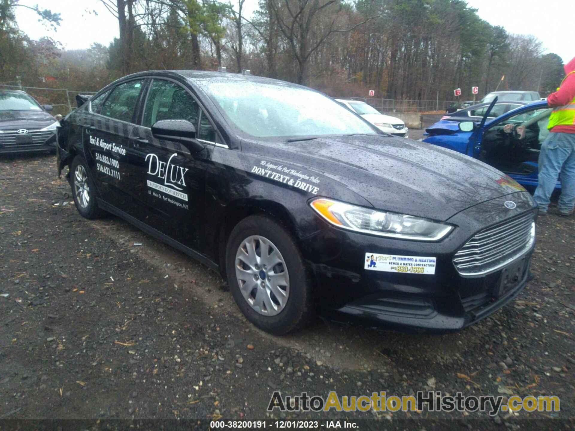 FORD FUSION S, 3FA6P0G73GR276066