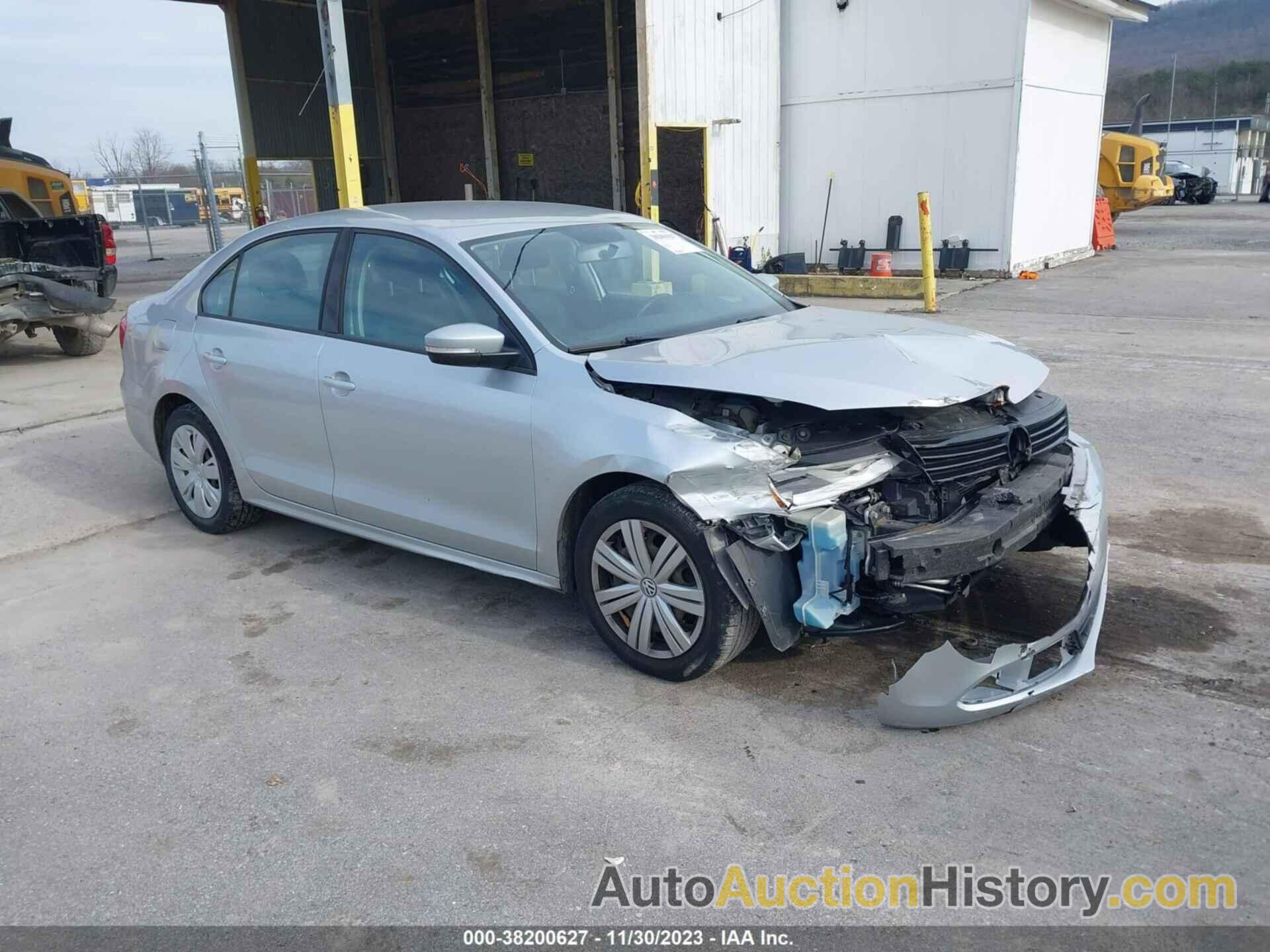 VOLKSWAGEN JETTA 2.5L SE, 3VWDX7AJ8BM369683