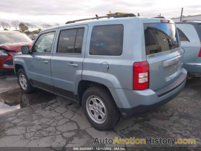 JEEP PATRIOT SPORT, 1C4NJPBA9ED529562