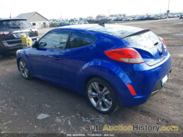 HYUNDAI VELOSTER BASE W/BLACK, KMHTC6AD7CU033188