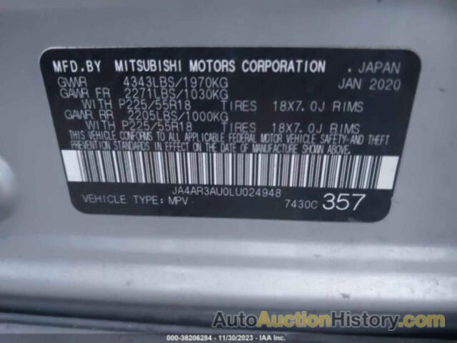 MITSUBISHI OUTLANDER SPORT, JA4AR3AU0LU024948