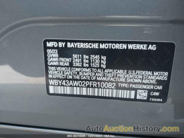 BMW I4 EDRIVE35, WBY43AW02PFR10082