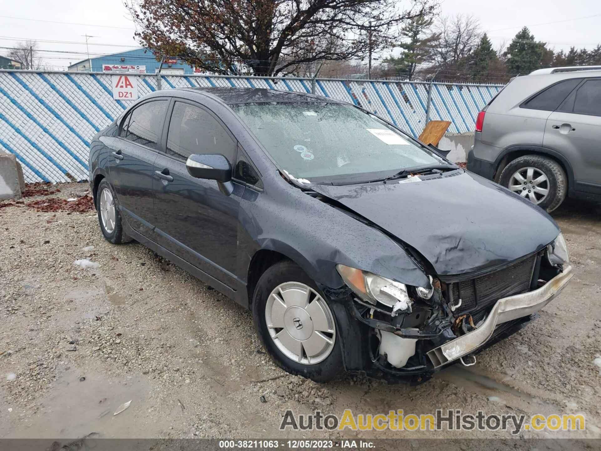 HONDA CIVIC HYBRID, JHMFA36296S019269