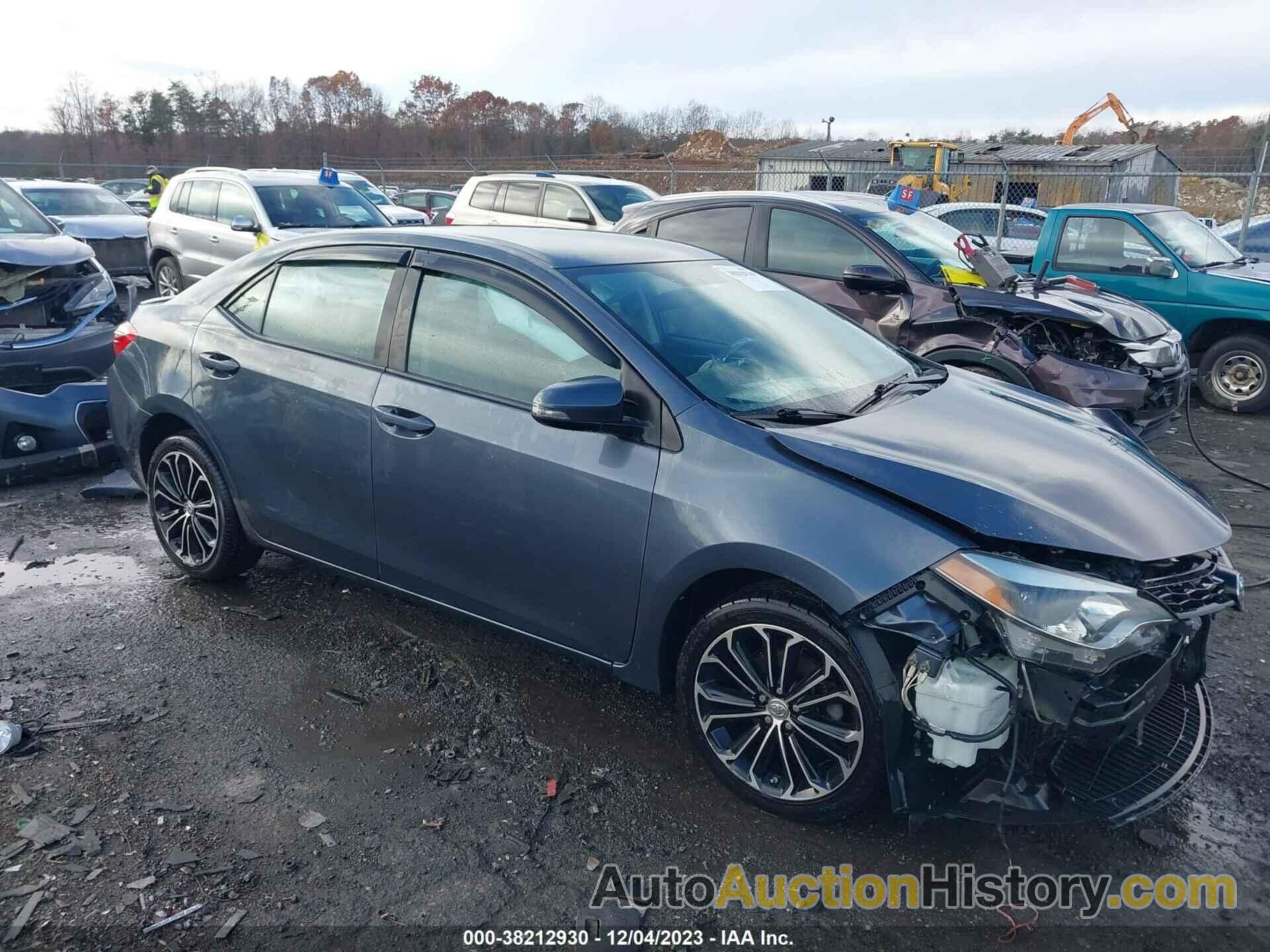 TOYOTA COROLLA S PLUS, 2T1BURHEXGC728586