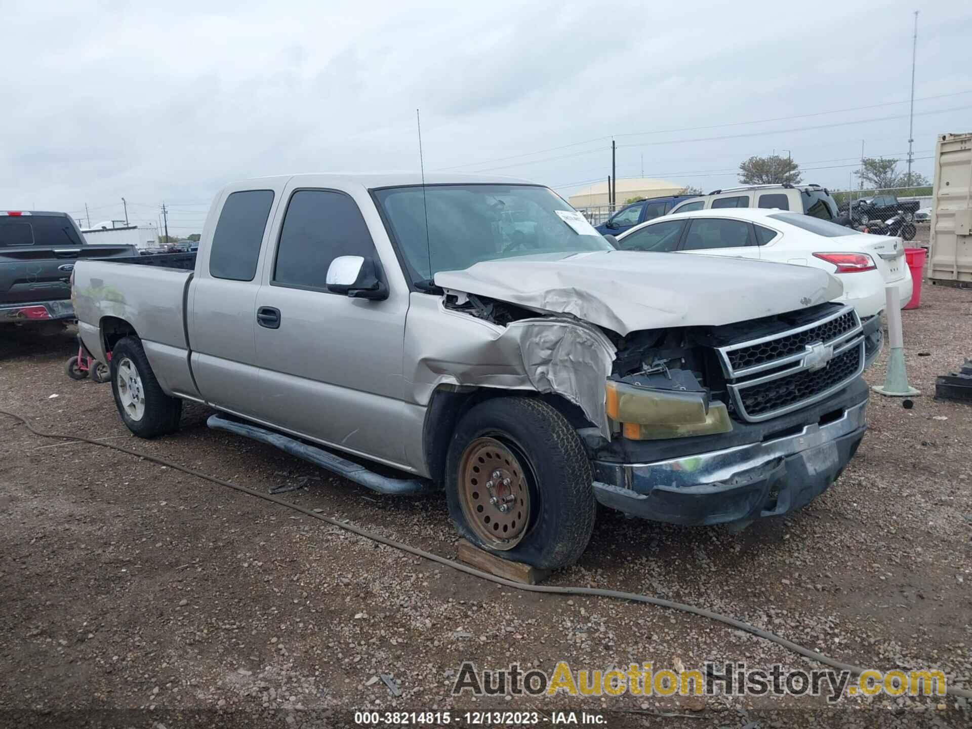 CHEVROLET SILVERADO 1500 WORK TRUCK, 1GCEC19VX6Z225337