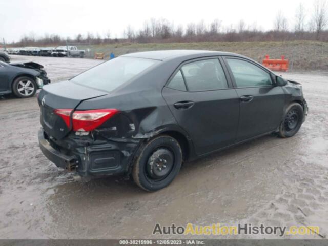 TOYOTA COROLLA LE, 2T1BURHE8KC148360