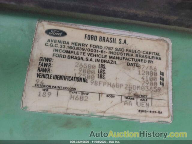 FORD LOW TILT CARGO CF6000, 9BFPH60P7GDM03859