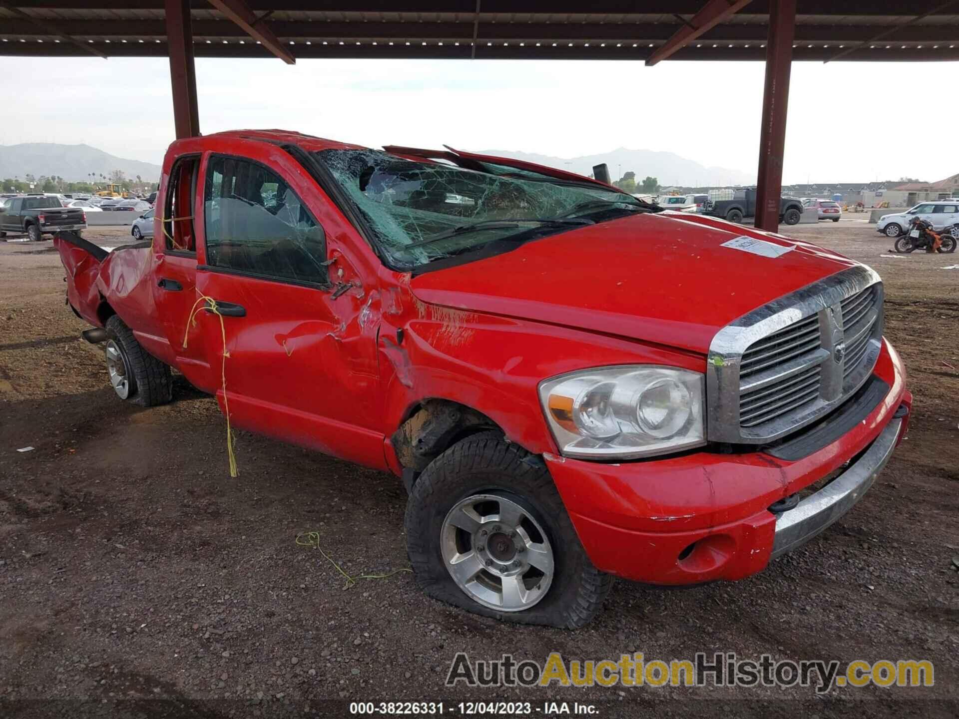 DODGE RAM 2500 LARAMIE, 1D7KS28C77J535592