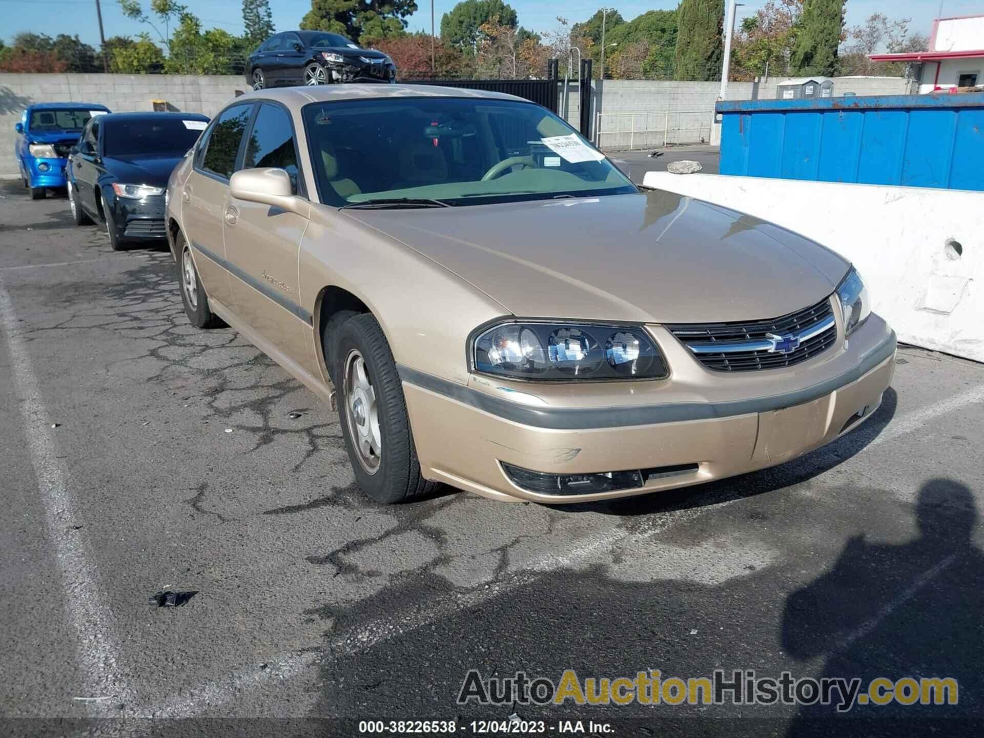 CHEVROLET IMPALA LS, 2G1WH55K0Y9284332