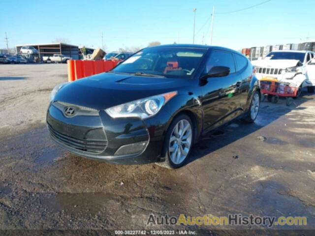 HYUNDAI VELOSTER W/RED INT, KMHTC6AD3DU161817