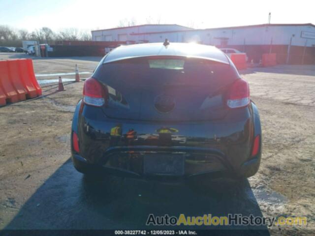 HYUNDAI VELOSTER W/RED INT, KMHTC6AD3DU161817