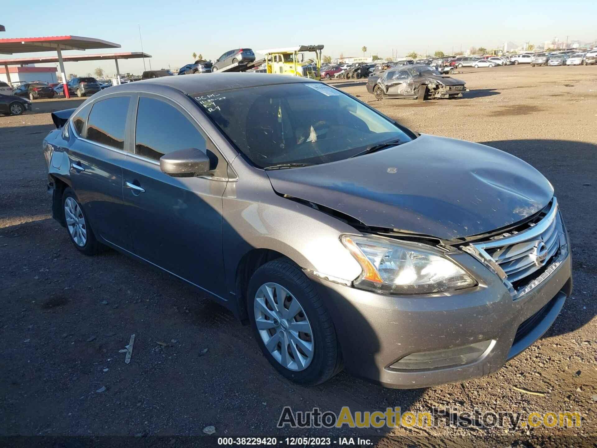 NISSAN SENTRA S, 3N1AB7AP6FY316698