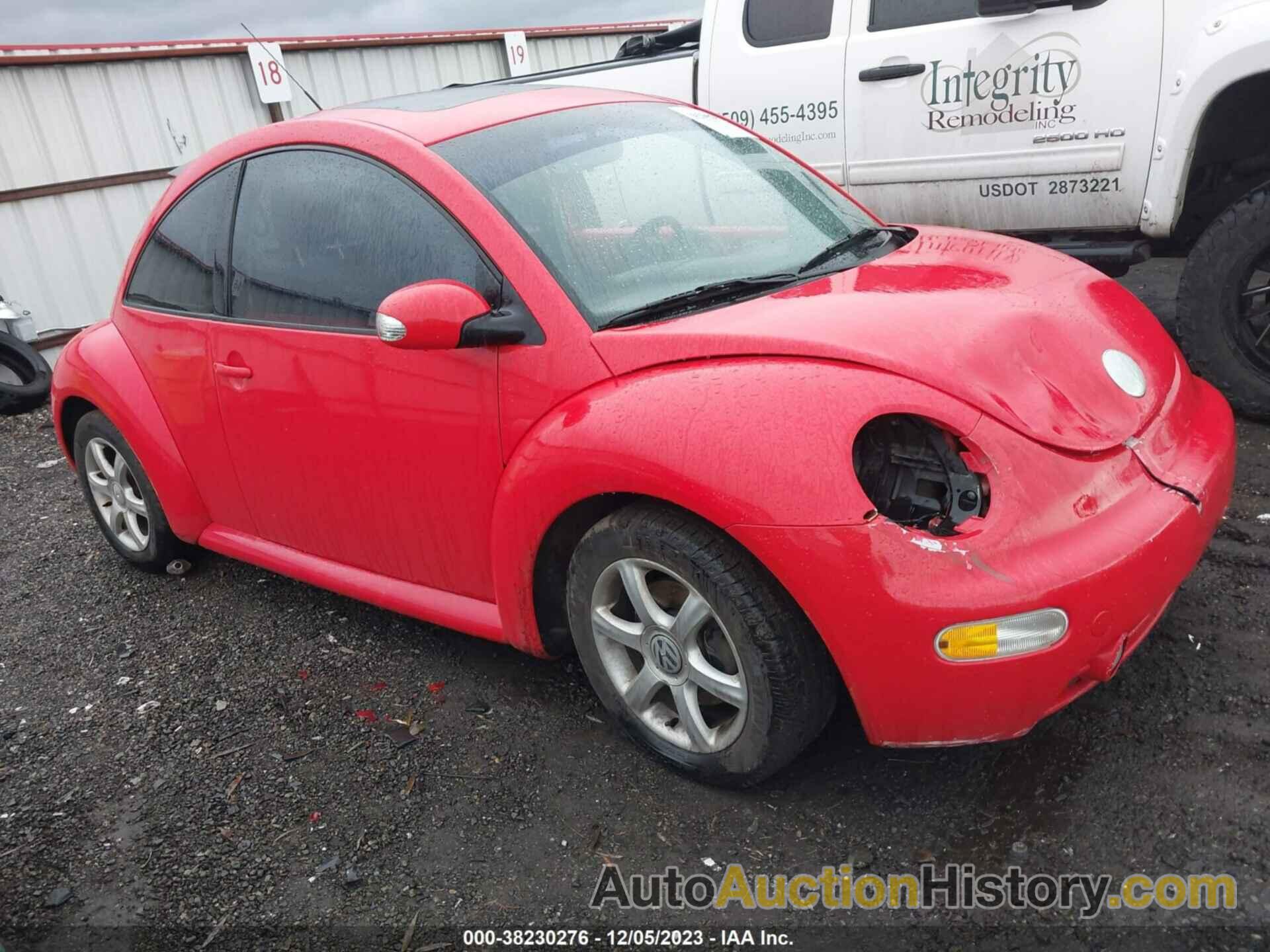 VOLKSWAGEN NEW BEETLE GLS 1.8T, 3VWCD31C74M413478