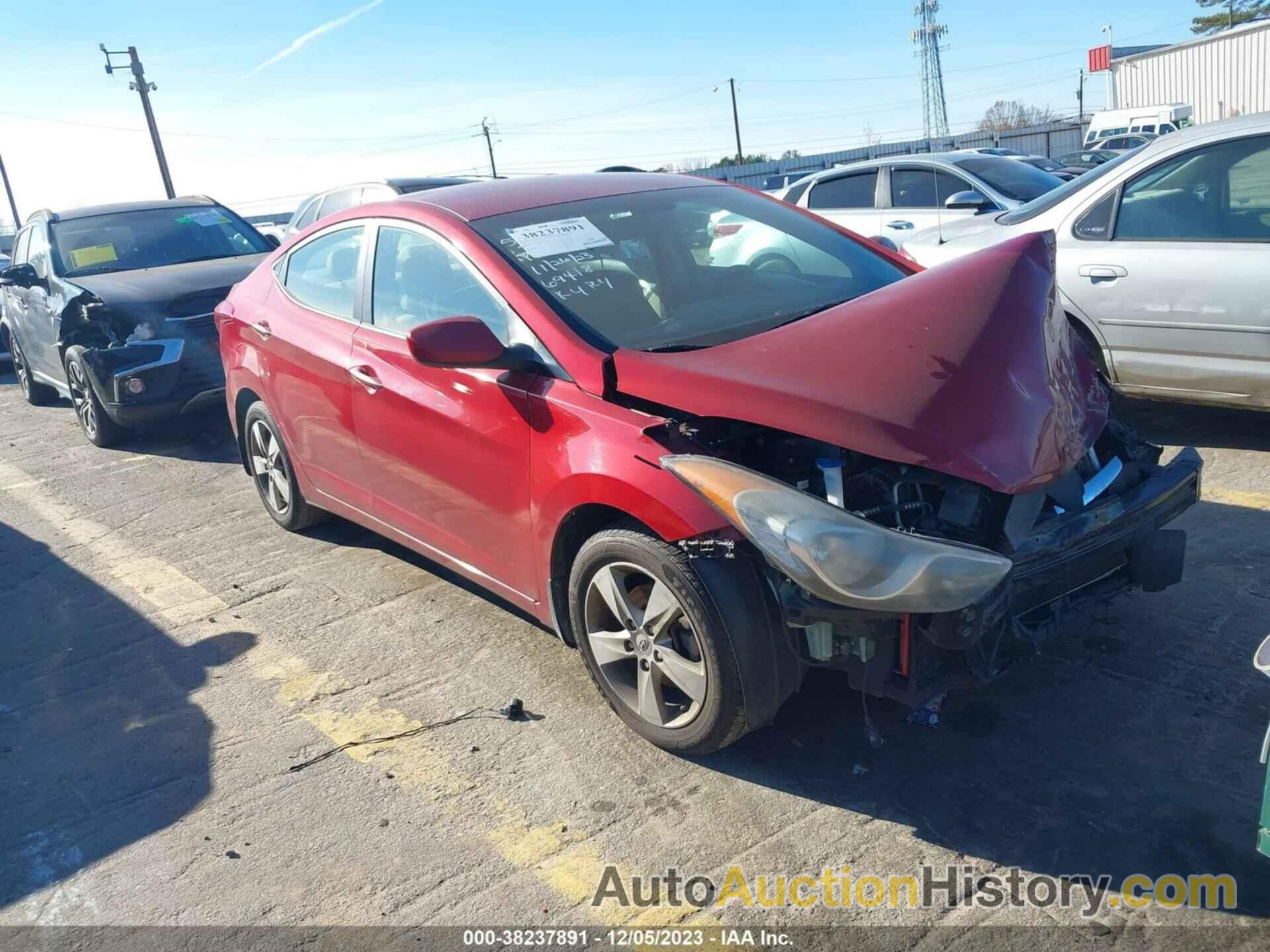 HYUNDAI ELANTRA GLS (ULSAN PLANT), KMHDH4AE9DU665064