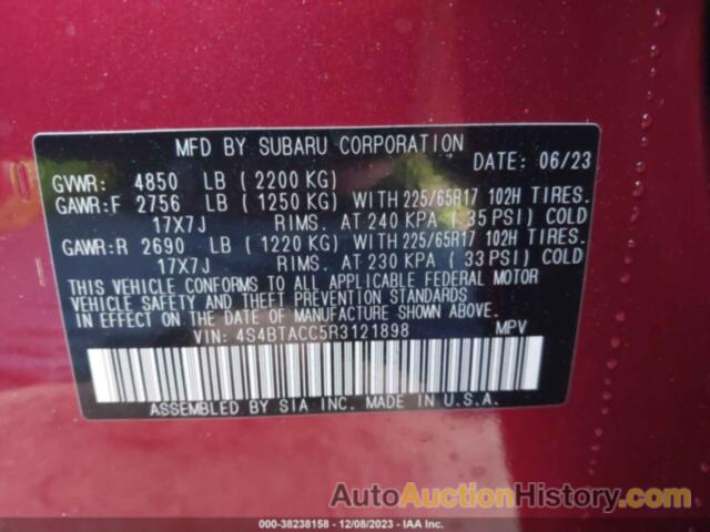 SUBARU OUTBACK PREMIUM, 4S4BTACC5R3121898