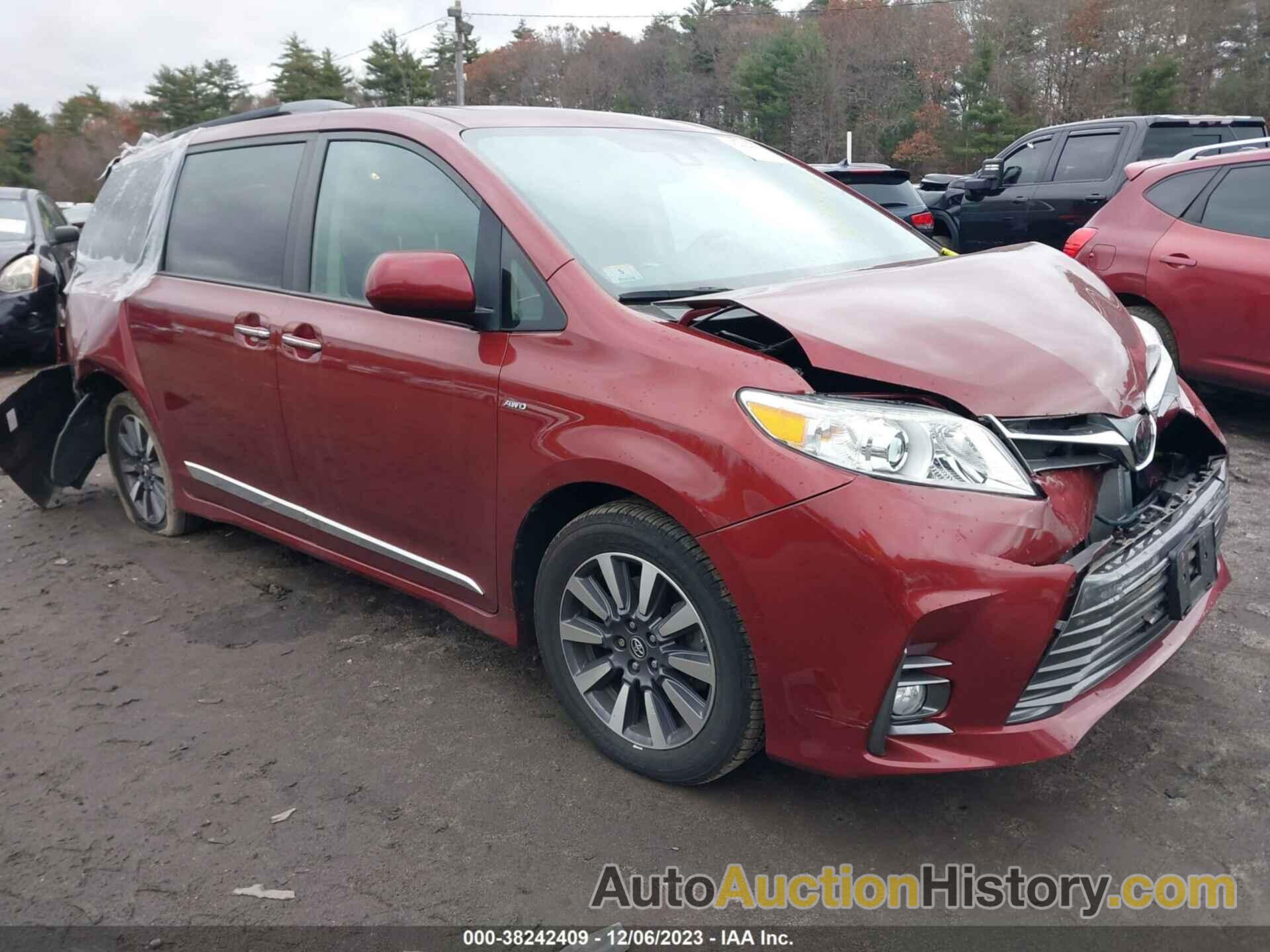 TOYOTA SIENNA XLE/XLE PREMIUM/LIMITED/L, 5TDDZ3DC1LS231648