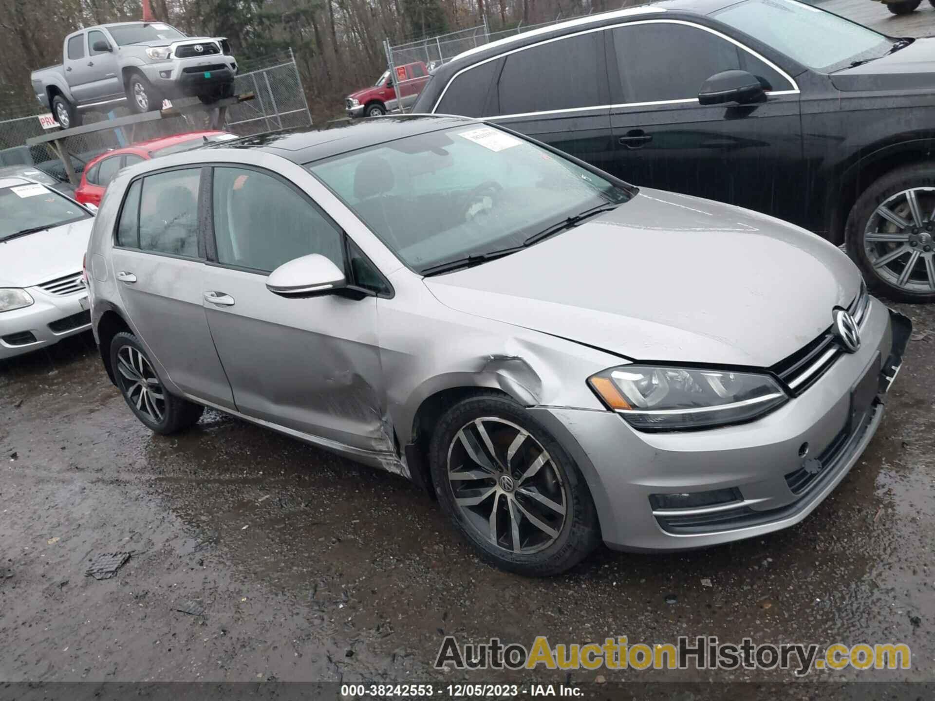 VOLKSWAGEN GOLF TSI SE 4-DOOR, 3VW217AUXGM053048