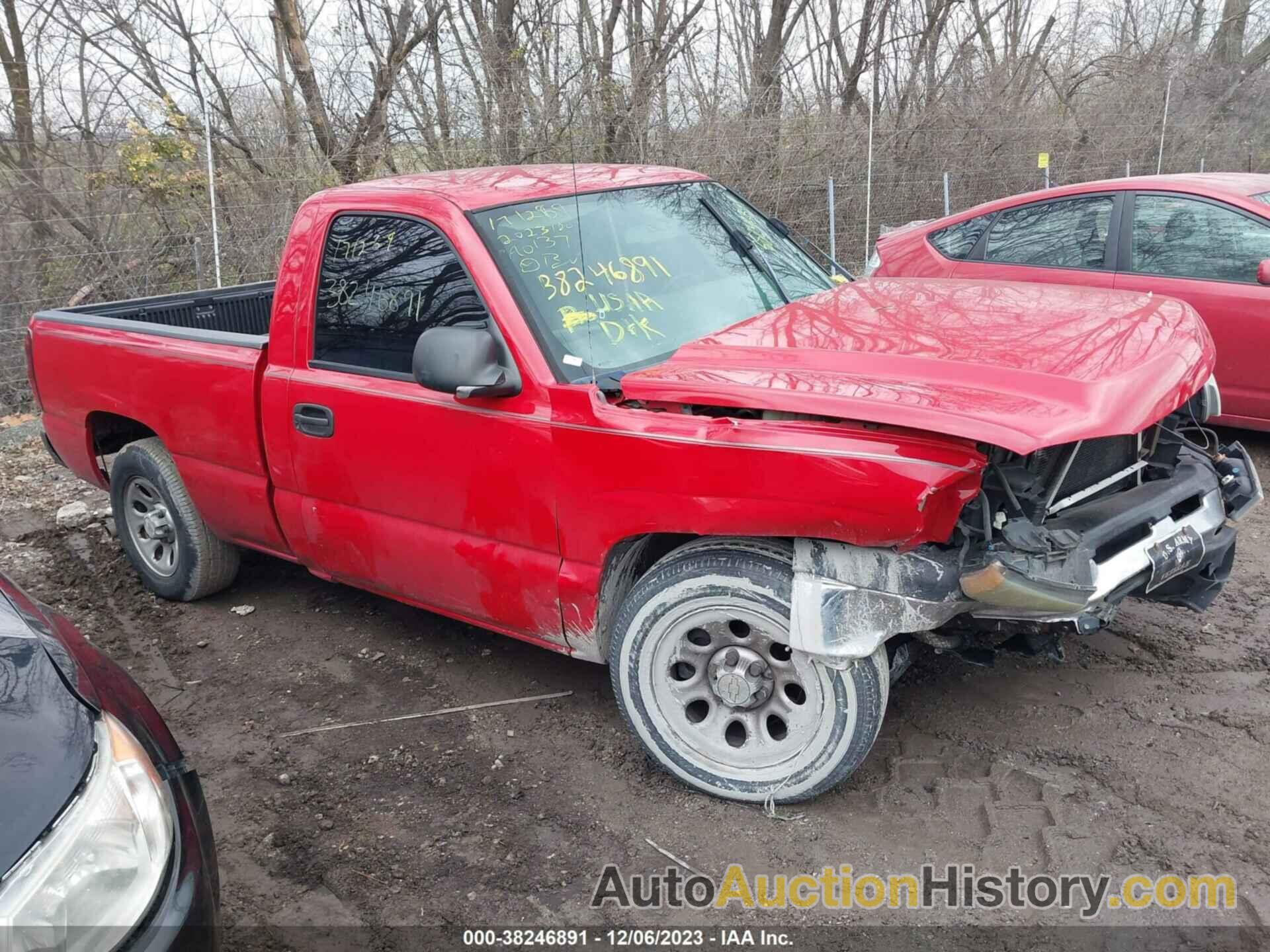 CHEVROLET SILVERADO 1500 WORK TRUCK, 3GCEC14XX6G171269