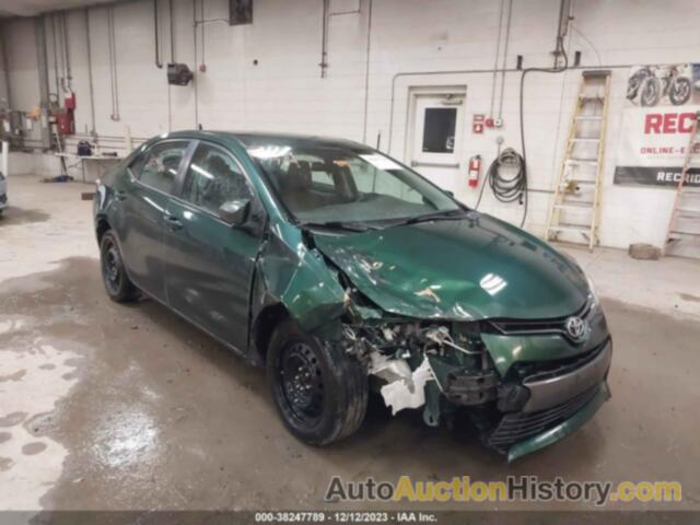 TOYOTA COROLLA LE, 2T1BURHE9GC636479