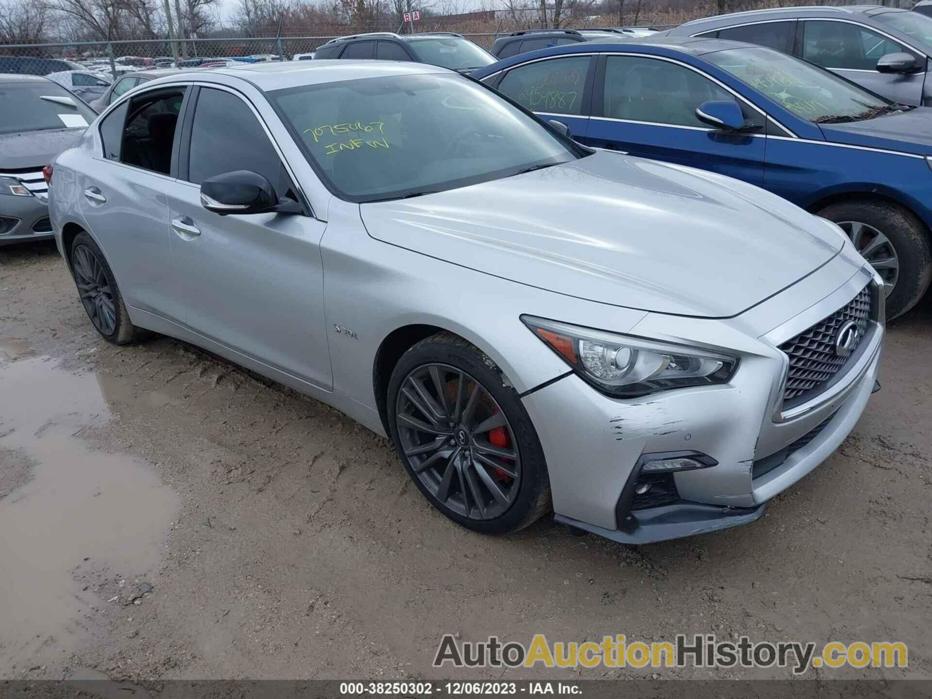 INFINITI Q50 3.0T RED SPORT 400, JN1FV7AR0KM800233