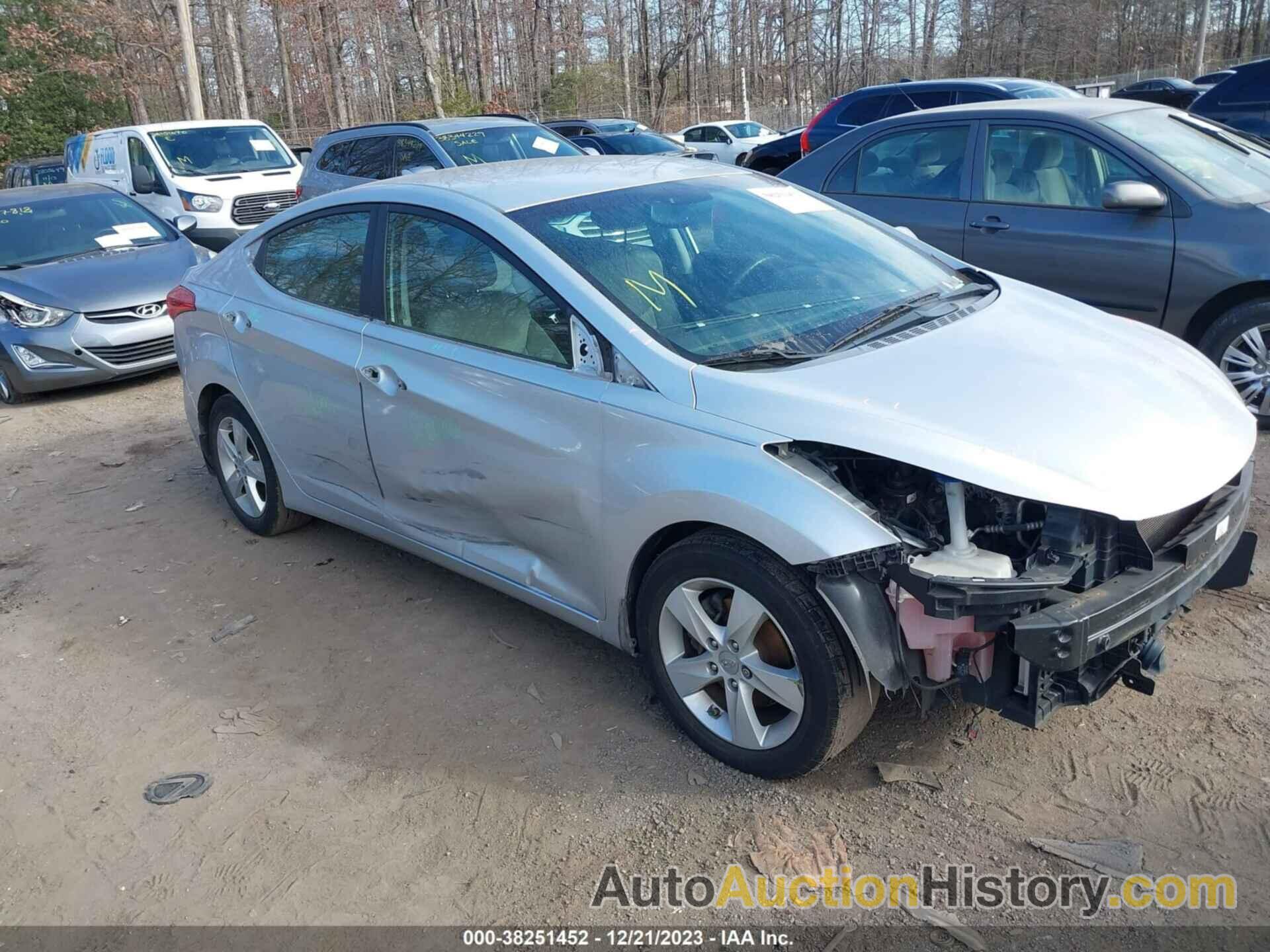 HYUNDAI ELANTRA GLS (ULSAN PLANT), KMHDH4AE8CU239462