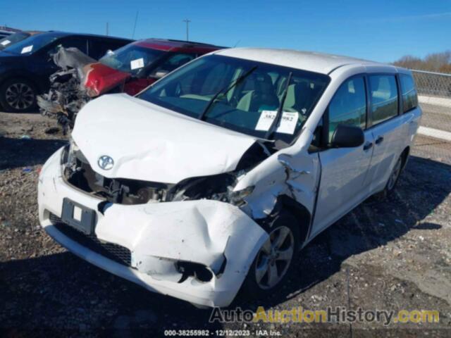 TOYOTA SIENNA BASE V6 7 PASSENGER, 5TDZK3DC0CS276719