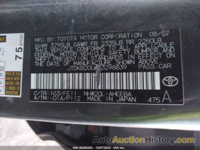 TOYOTA PRIUS BASE (CVT-E), JTDKB20U683298839