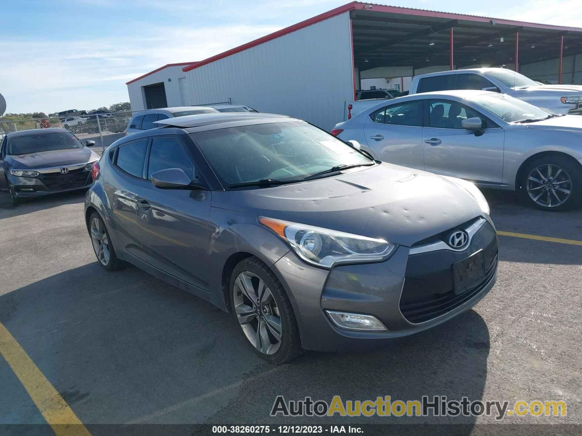 HYUNDAI VELOSTER BASE W/BLACK, KMHTC6AD8DU112743