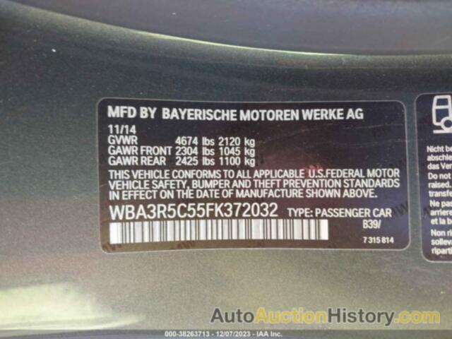 BMW 435I XDRIVE, WBA3R5C55FK372032