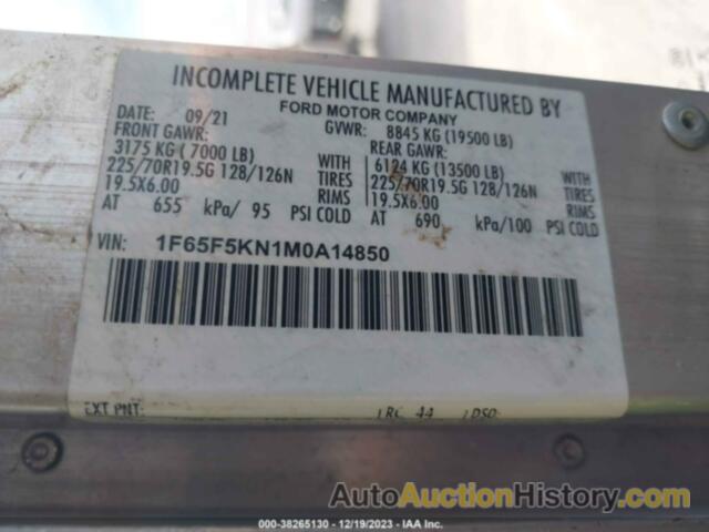 FORD F-59 COMMERCIAL STRIPPED, 1F65F5KN1M0A14850