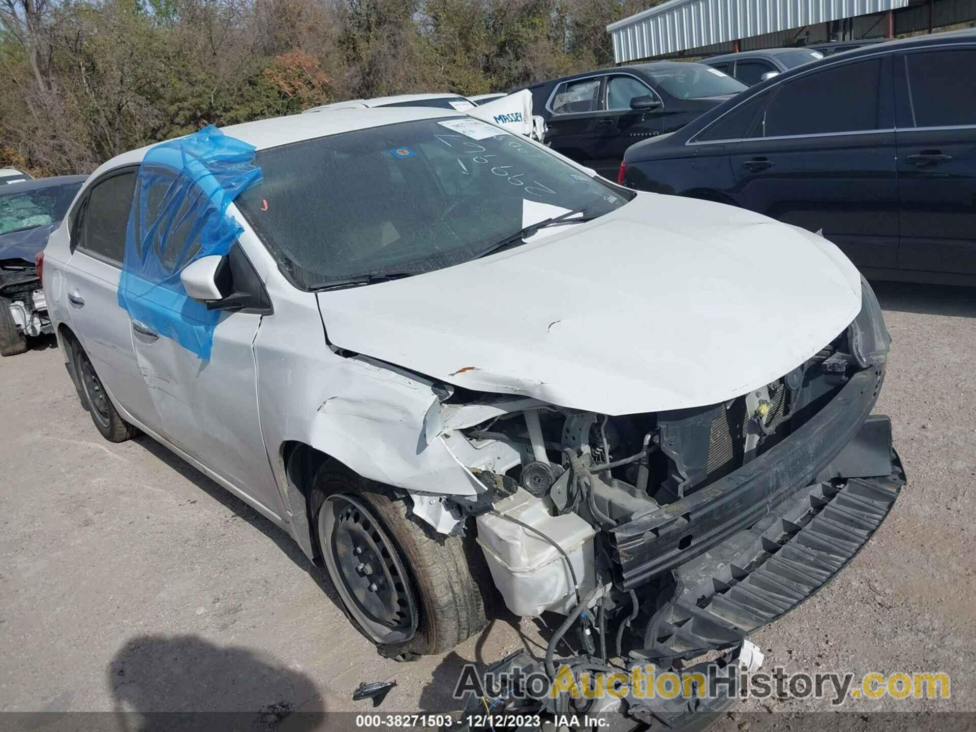 NISSAN SENTRA S, 3N1AB7AP4HY365577