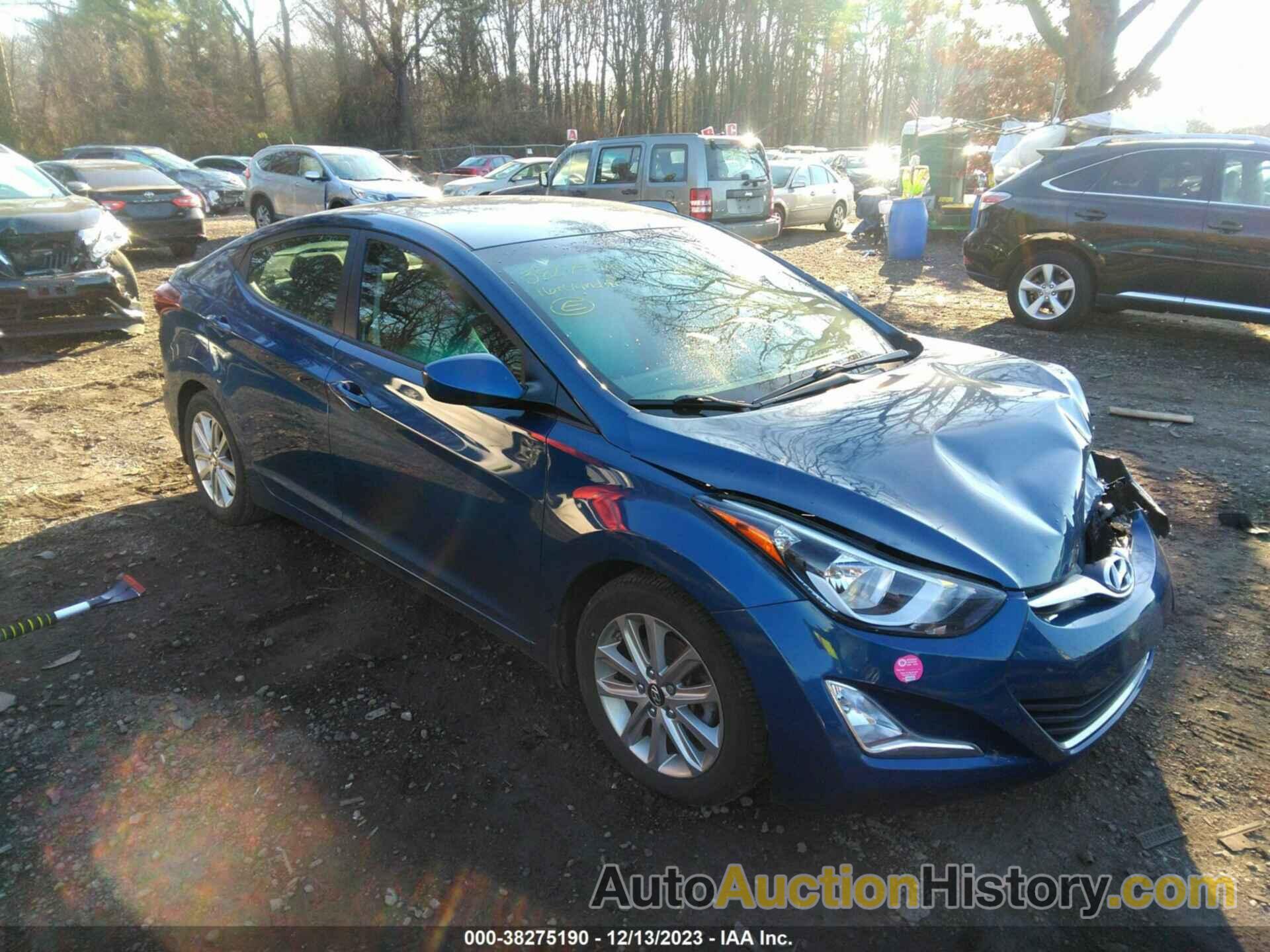 HYUNDAI ELANTRA SE, KMHDH4AE8GU503365