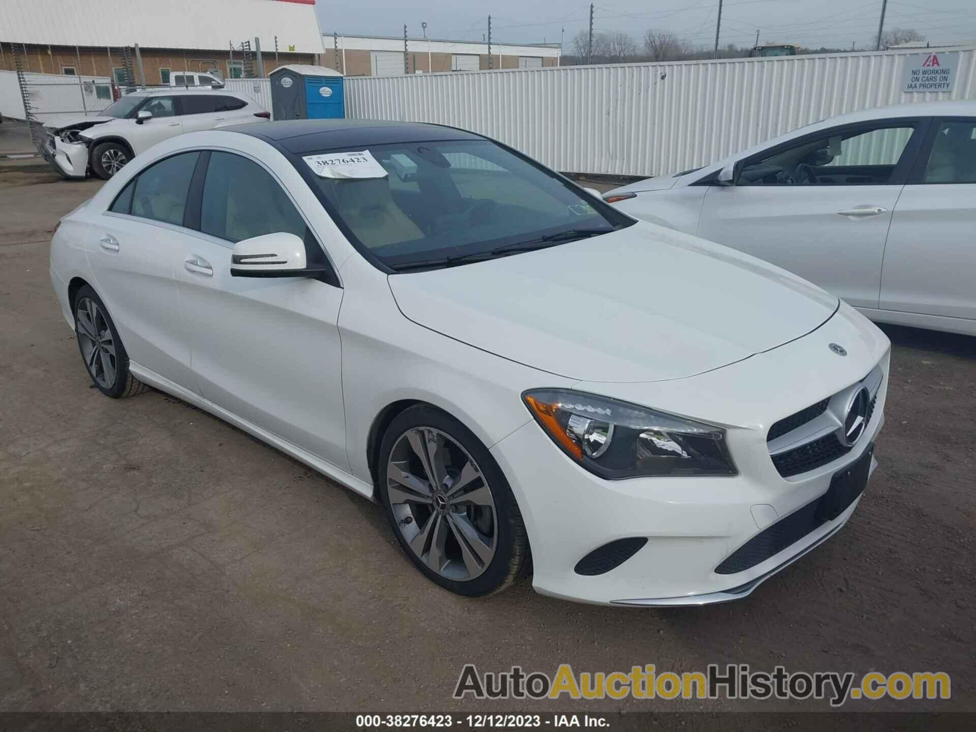 MERCEDES-BENZ CLA CLA 250, WDDSJ4GB9KN765403