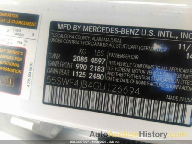MERCEDES-BENZ C 300 LUXURY/SPORT, 55SWF4JB4GU126694