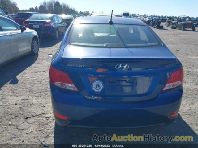 HYUNDAI ACCENT SE, KMHCT4AEXHU246091