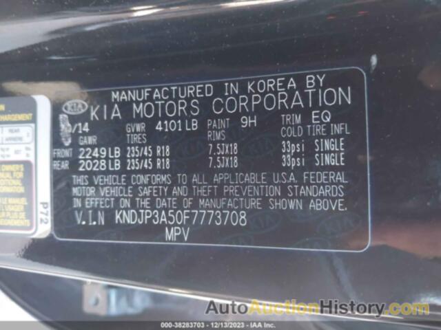 KIA SOUL +, KNDJP3A50F7773708