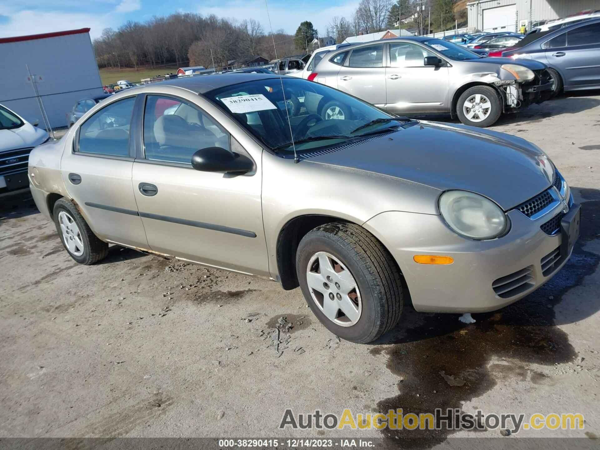 DODGE NEON SE, 1B3ES26CX3D238076