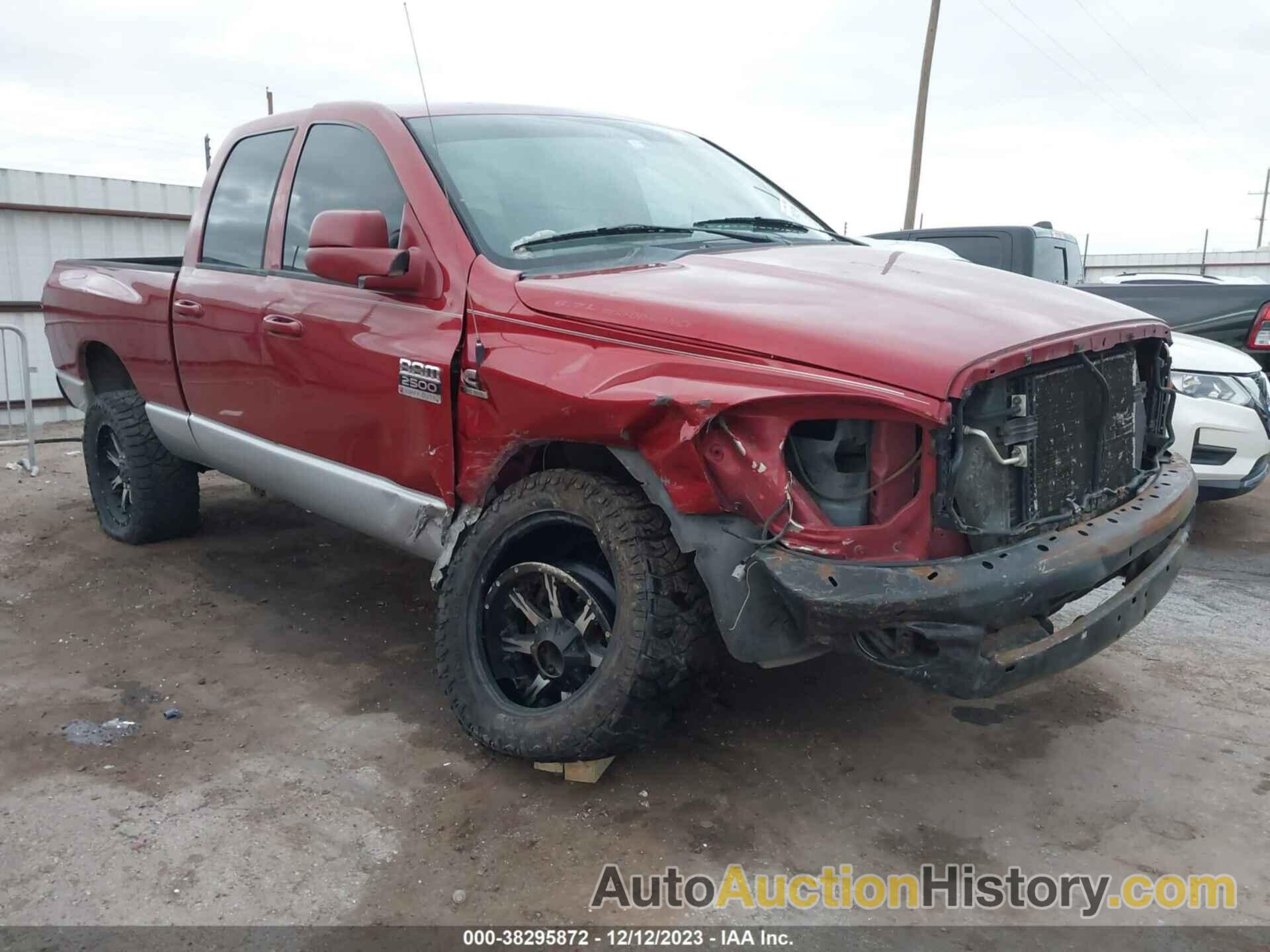 DODGE RAM 2500 SLT/TRX4 OFF ROAD/SPORT/POWER WAGON, 3D7KS28A67G839805