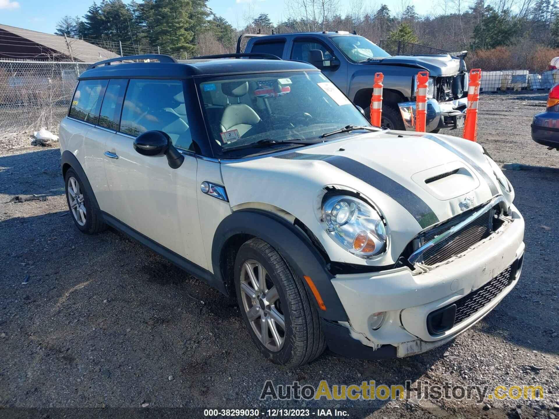 MINI COOPER S CLUBMAN, WMWZG3C50CTY31560