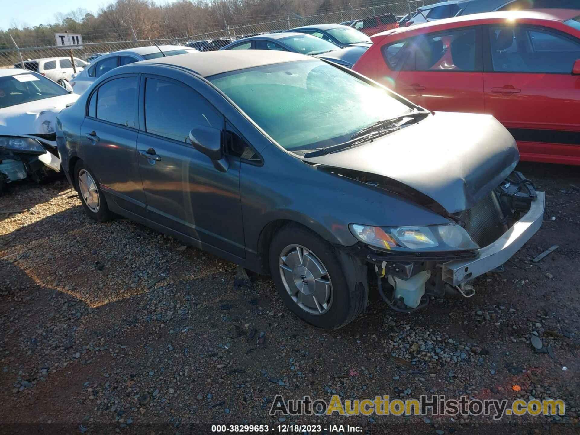 HONDA CIVIC HYBRID, JHMFA36239S018820