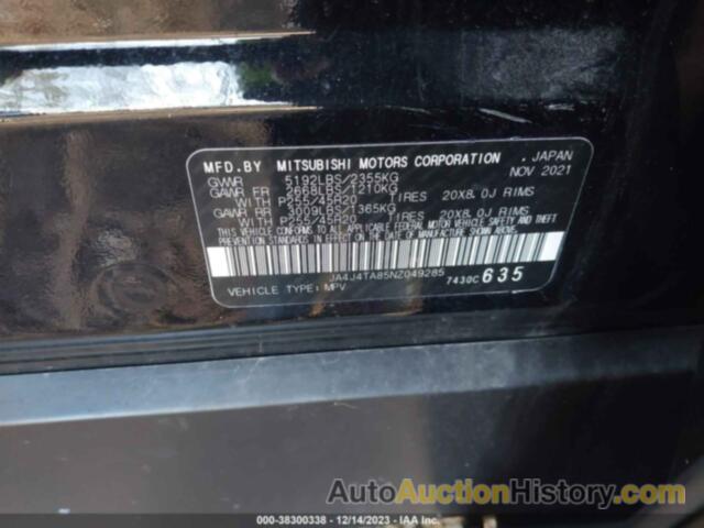 MITSUBISHI OUTLANDER ES 2.5 S-AWC, JA4J4TA85NZ049285